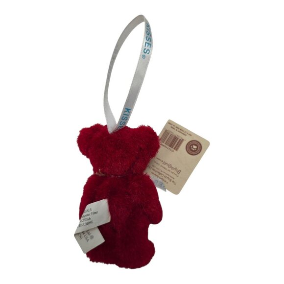Boyds Bears Hershey Mini Valentine Bear Head Bean Collection Plush Ornament 4" - Picture 8 of 9